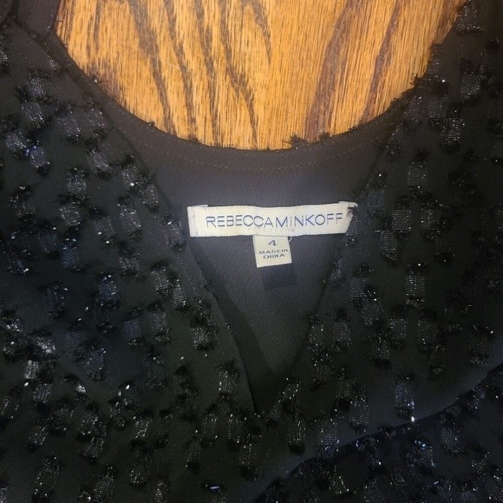Rebecca Minkoff Sparkly Black Dress - Picture 3 of 7